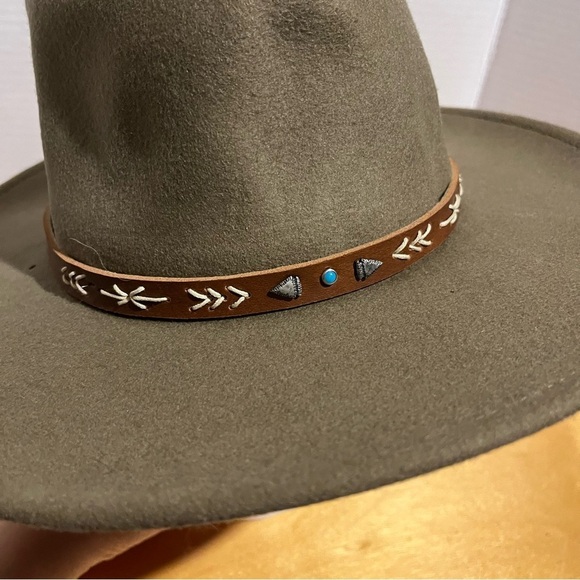 Stetson Men's M Santa Fe Crushable 100% Wool Hat Brown - Picture 7 of 12